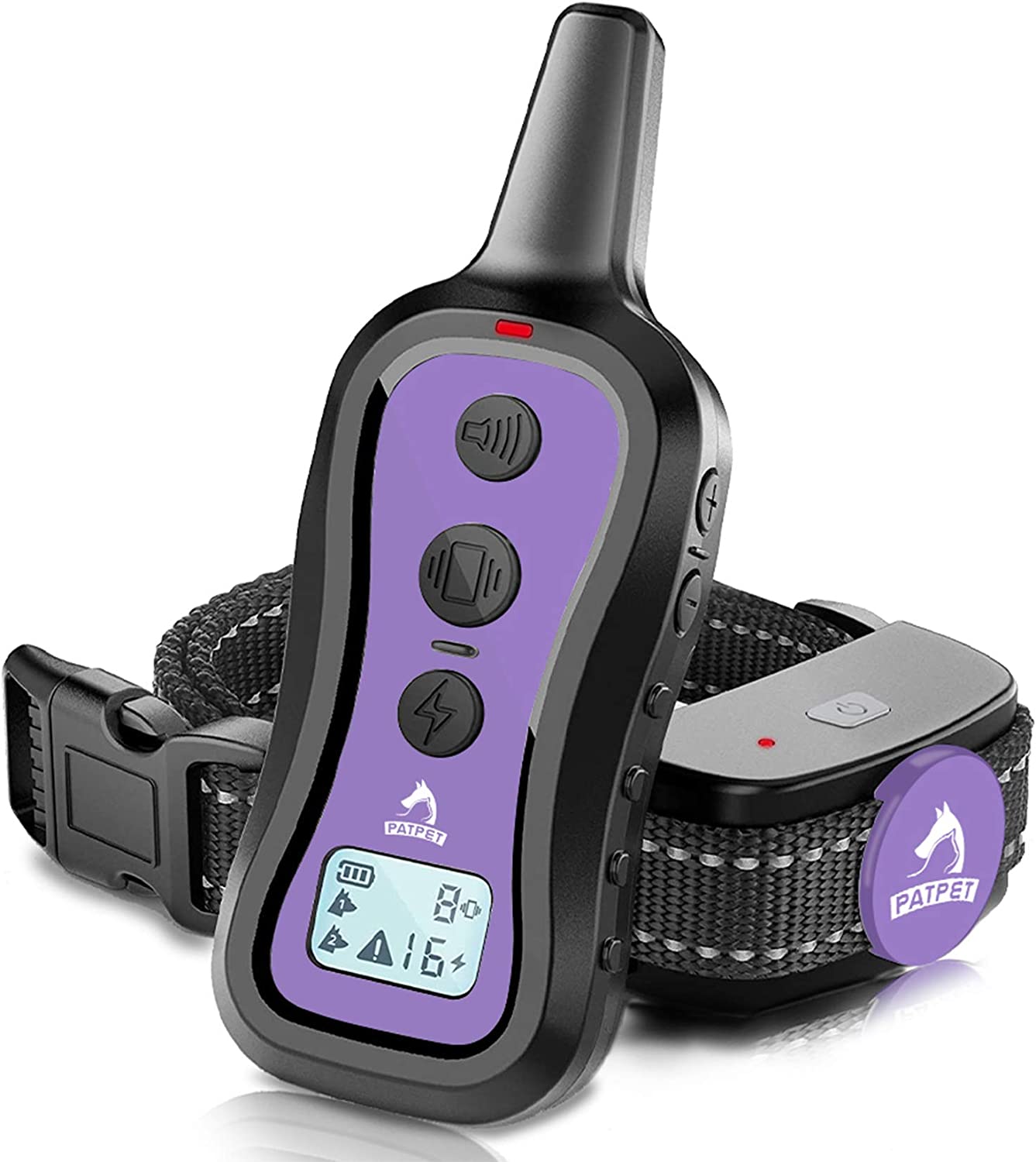 Patpet dog training collar store dog shock collar with remote